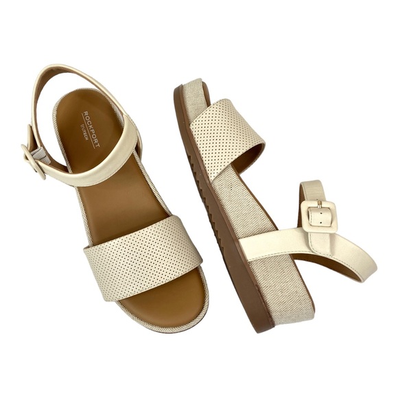 Rockport Delanie Two Piece Sandals 8.5 - Picture 2 of 9